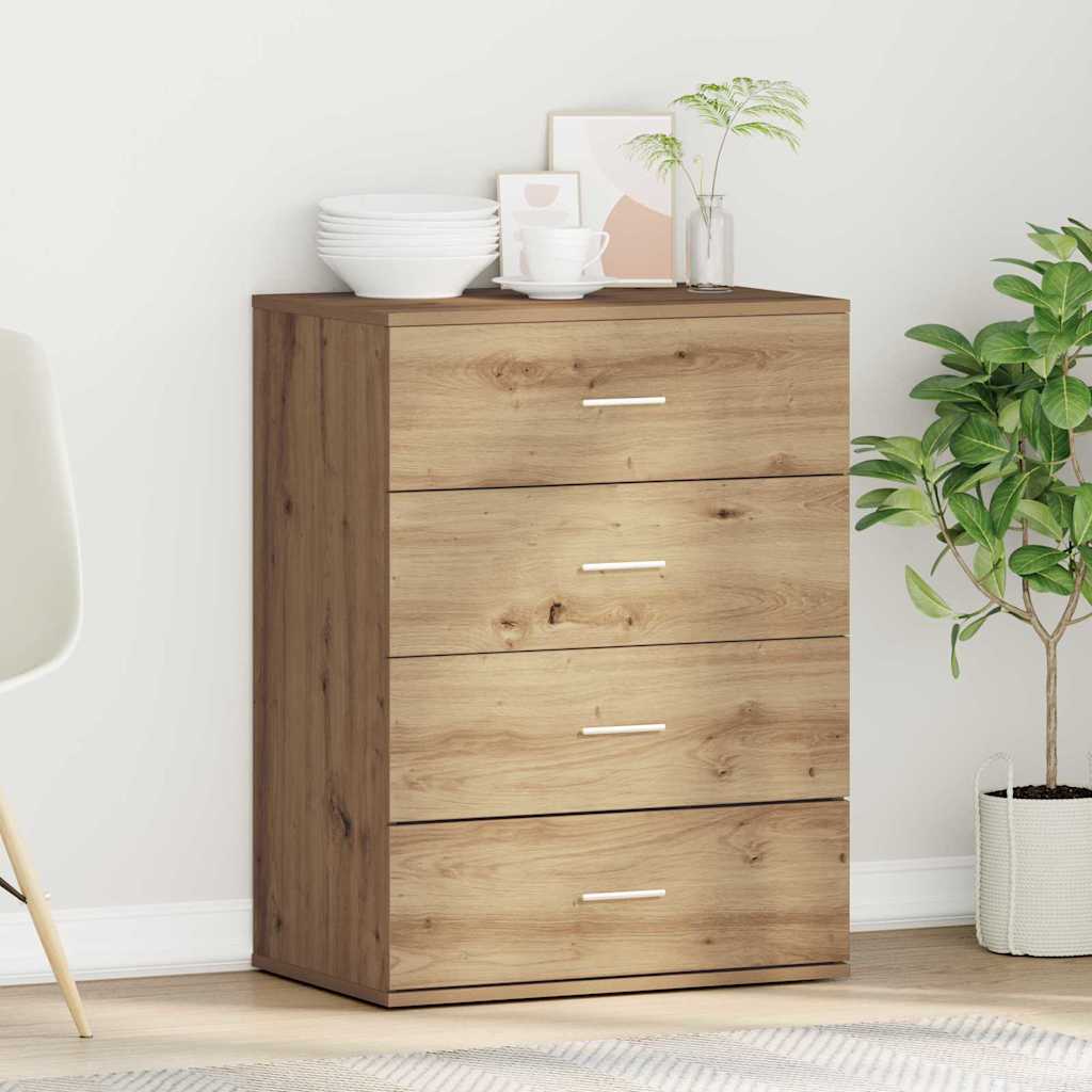 Buffet chêne artisanal 60 x 39 x 80 cm Bois d'ingénierie - XIOS