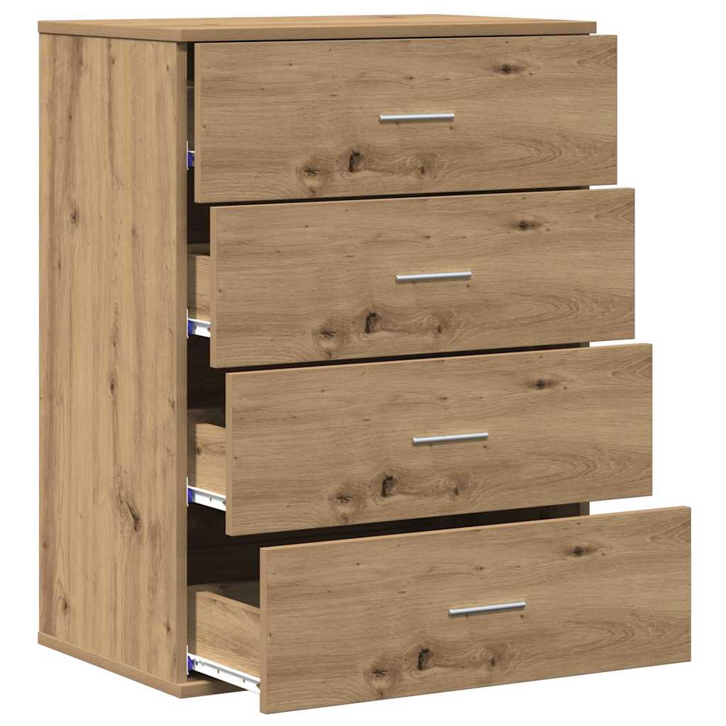 Buffet chêne artisanal 60 x 39 x 80 cm Bois d'ingénierie - XIOS