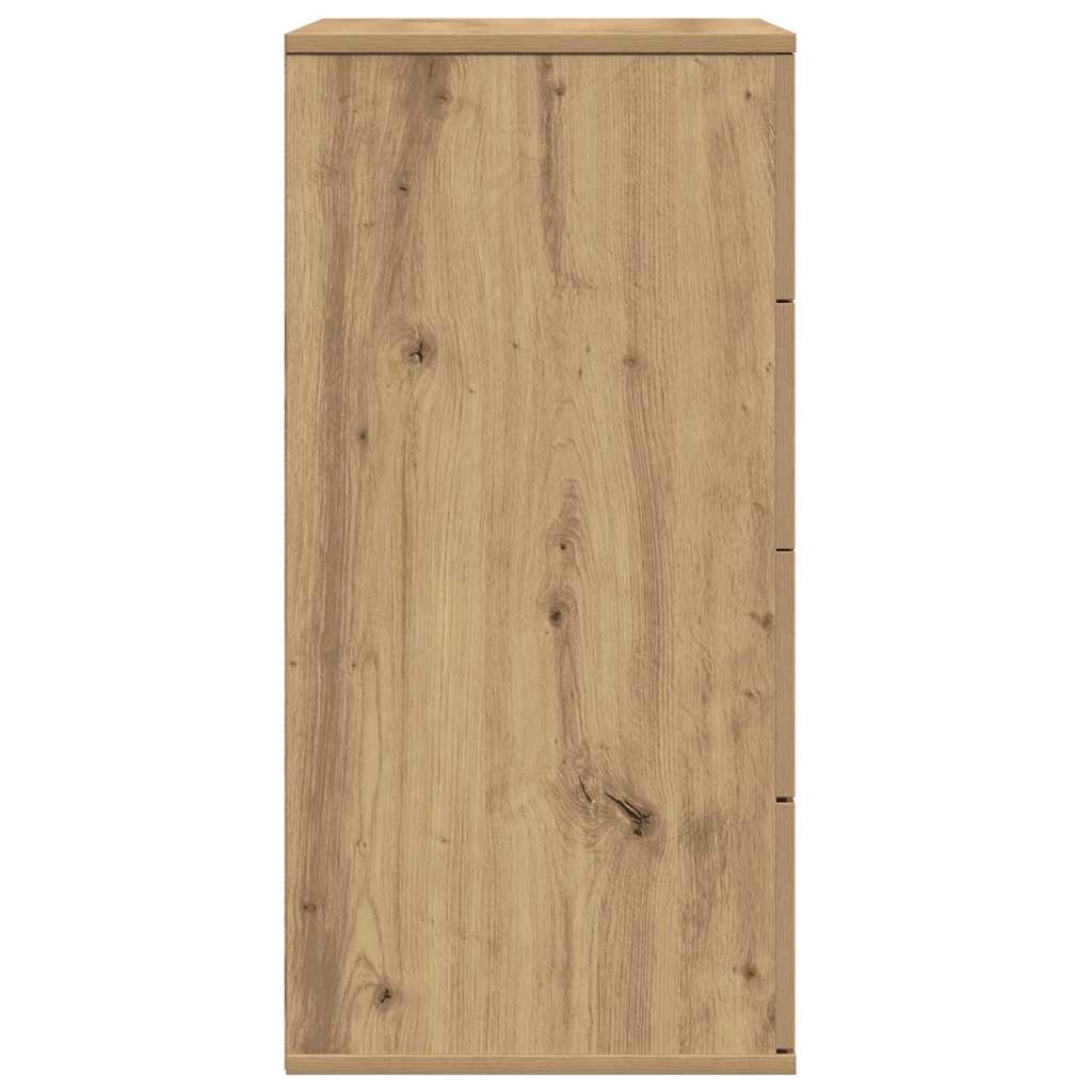 Buffet chêne artisanal 60 x 39 x 80 cm Bois d'ingénierie - XIOS