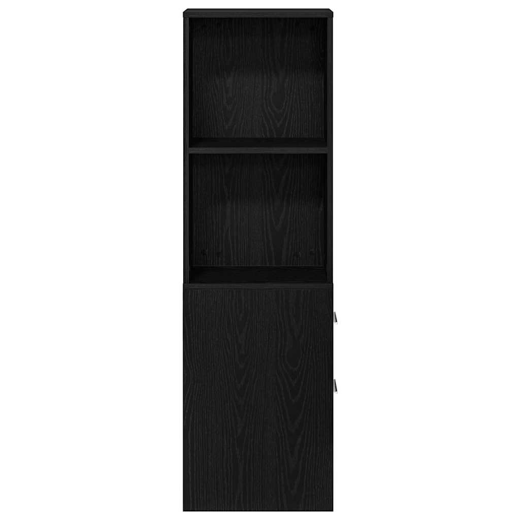 Ensemble de mobilier de salle de bain Montage mural Chêne noir - XIOS