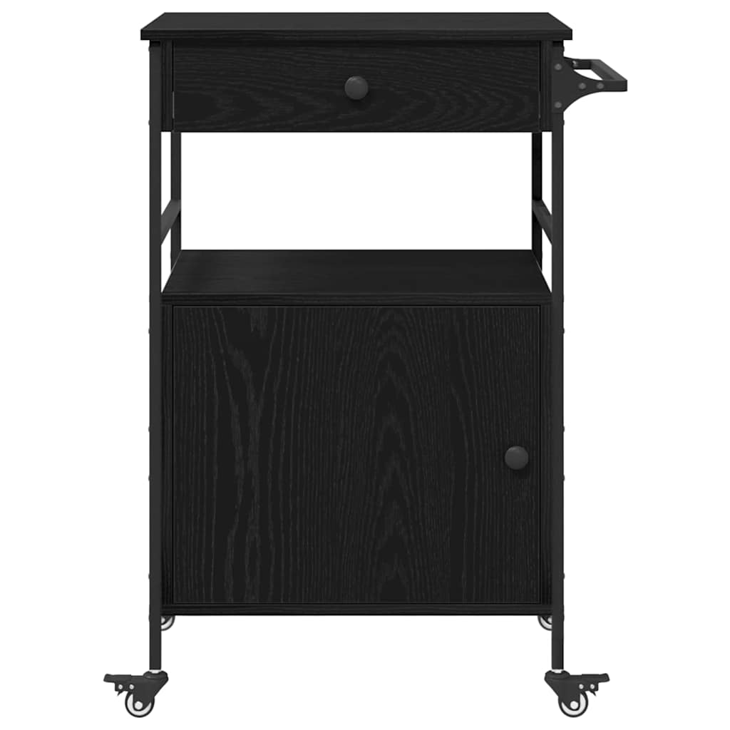 Chariot de cuisine Chêne noir 56 x 43 x 89,5 cm - XIOS