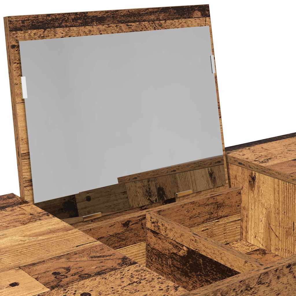 Table de Toilette avec tiroir Bois ancien 100 x 45 x 76 cm - XIOS