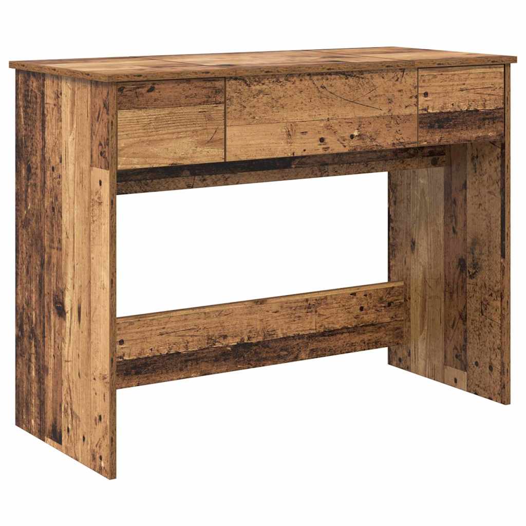 Table de Toilette avec tiroir Bois ancien 100 x 45 x 76 cm - XIOS