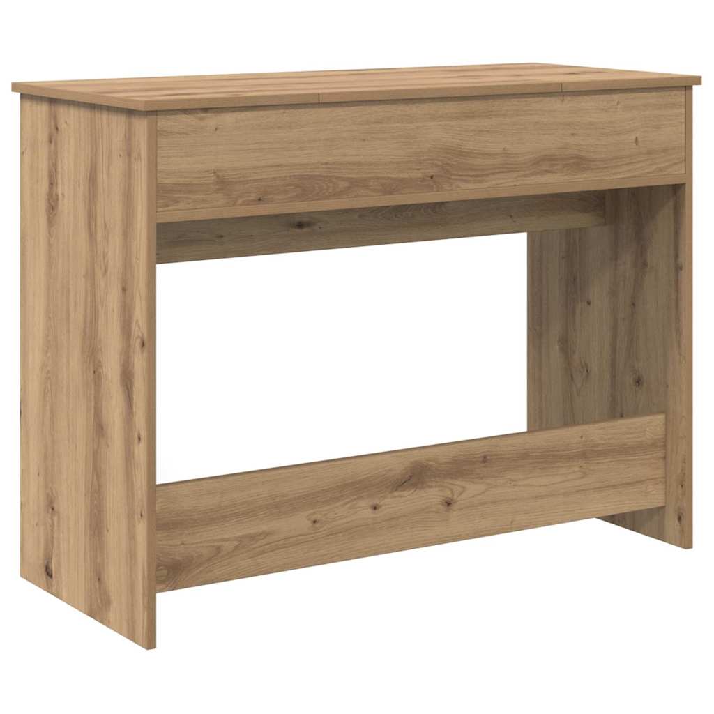 Table de Toilette avec tiroir chêne artisanal 100 x 45 x 76 cm - XIOS