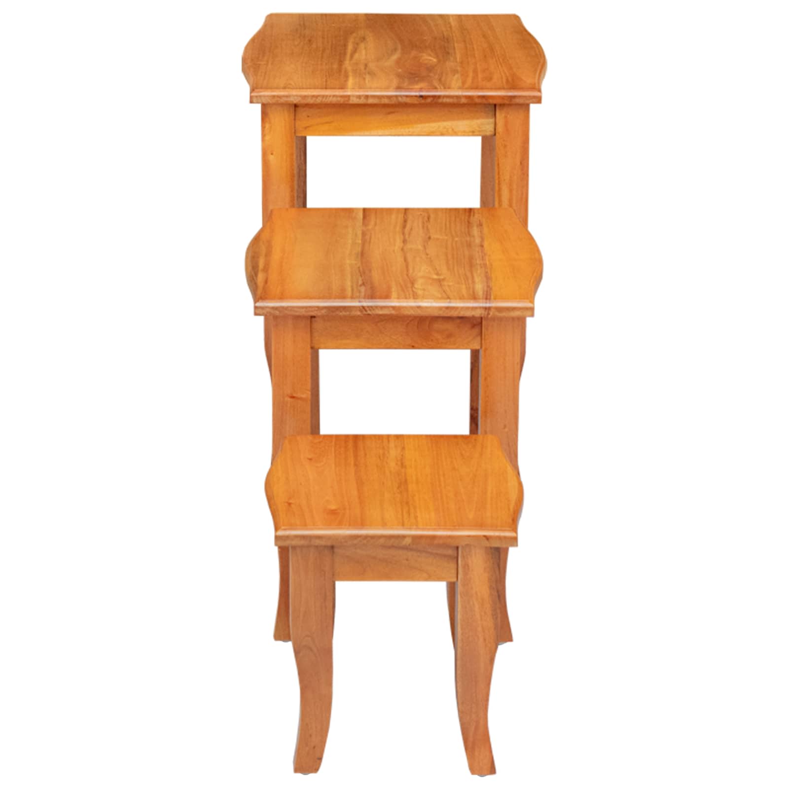 Tables d'appoint emboîtables 3 pcs Naturel - XIOS