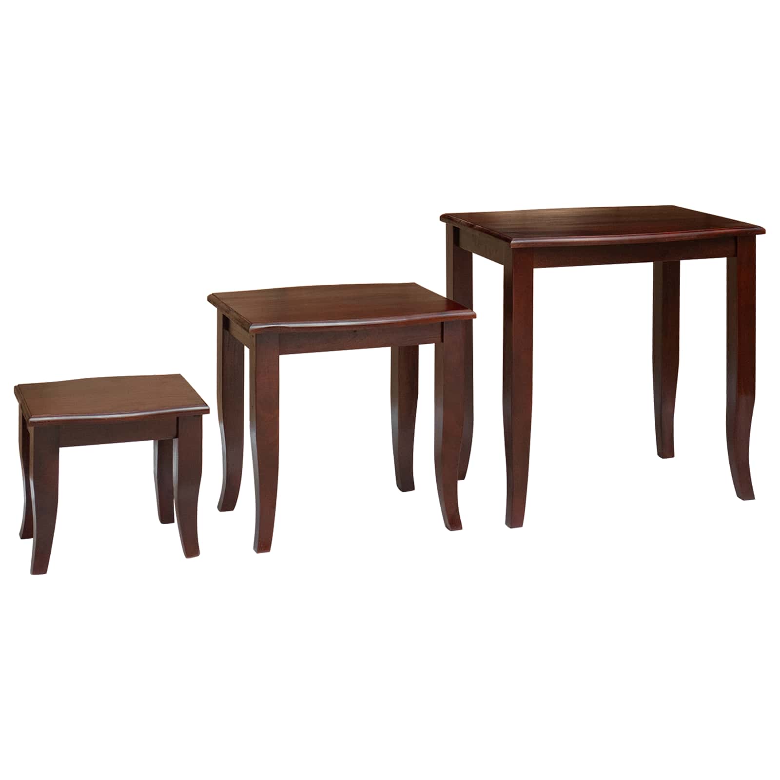 Tables d'appoint emboîtables 3 pcs Marron - XIOS