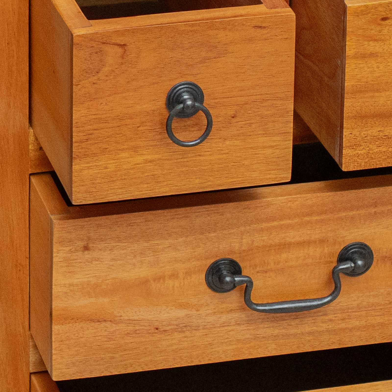 Commode Naturel 45 x 35 x 100,5 cm Bois de Mahogany Massif - XIOS