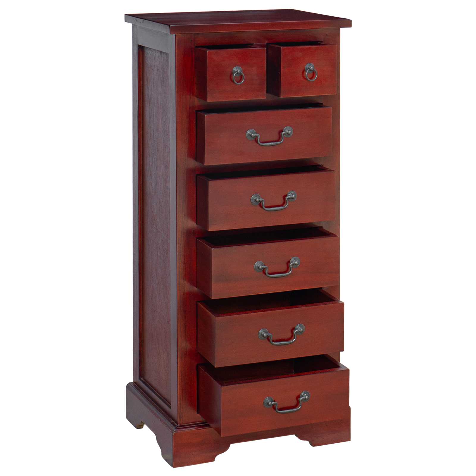 Commode Marron 45 x 35 x 100,5 cm Bois de Mahogany Massif - XIOS