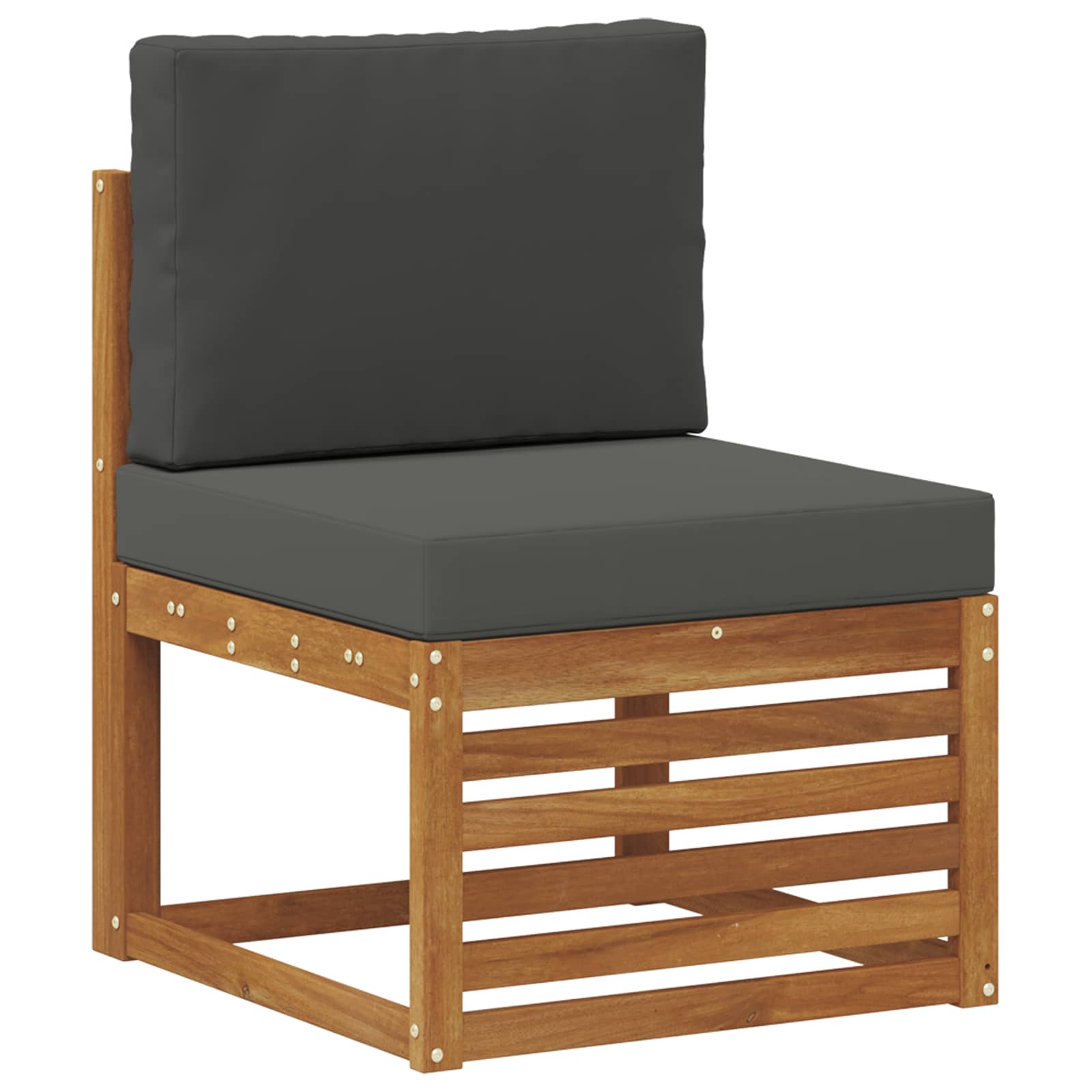 Ensemble de canapés d'extérieur 7 pcs Naturel et Anthracite - XIOS
