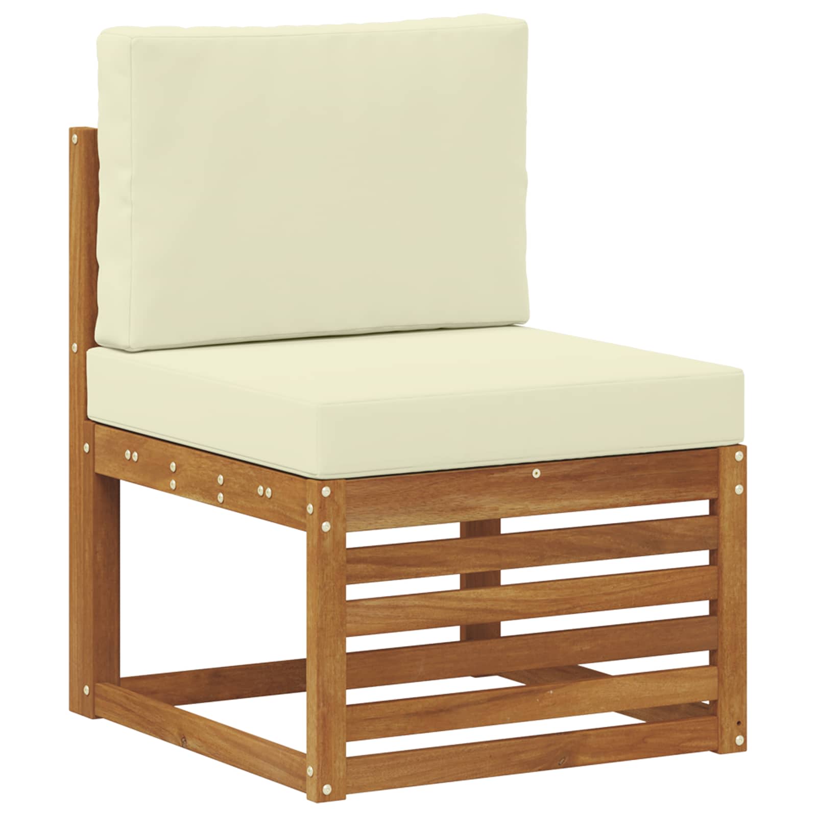 Ensembles de canapés avec coussin 8 pcs Naturel et Crème - XIOS