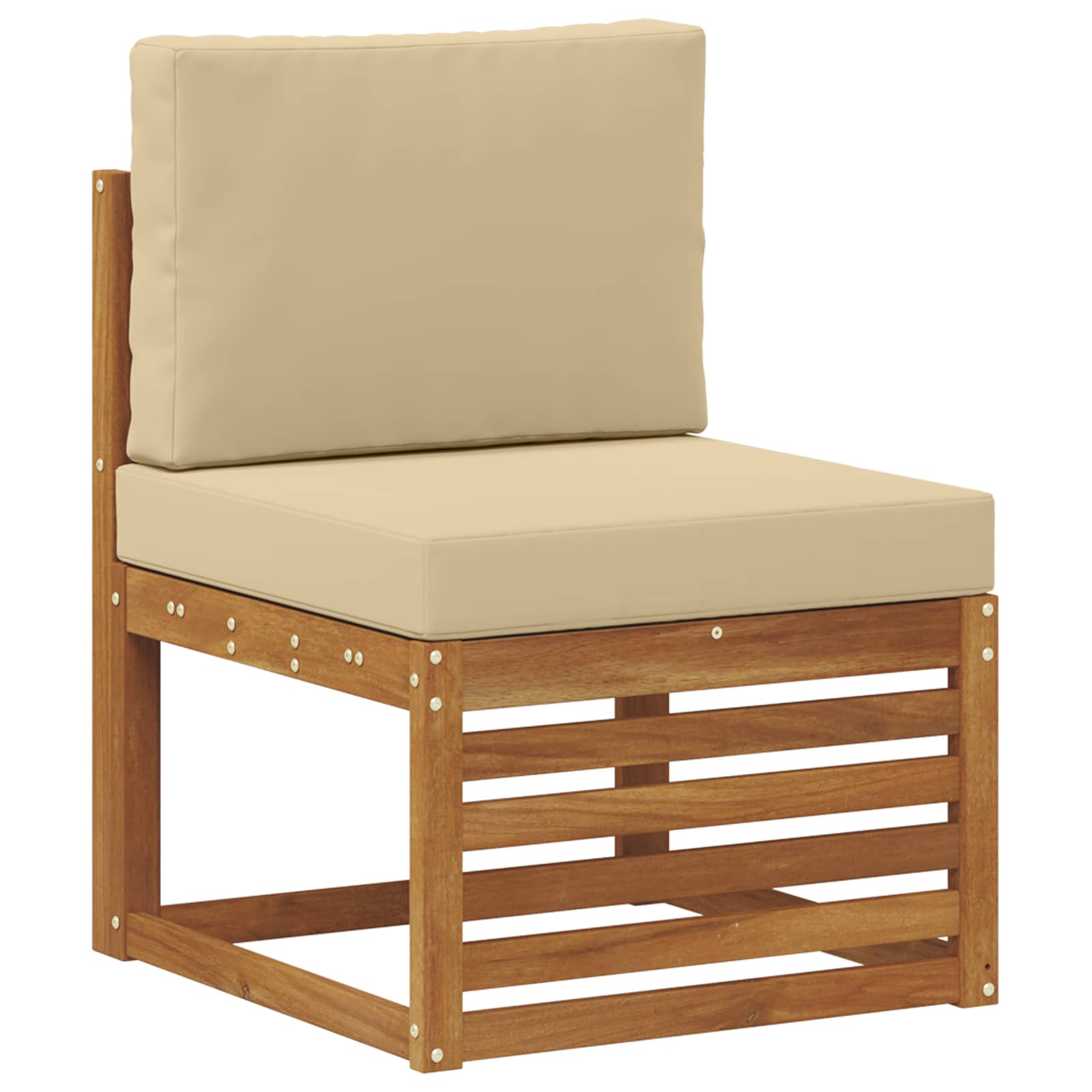 Ensemble de canapés d'extérieur 5 pcs Naturel et Beige - XIOS