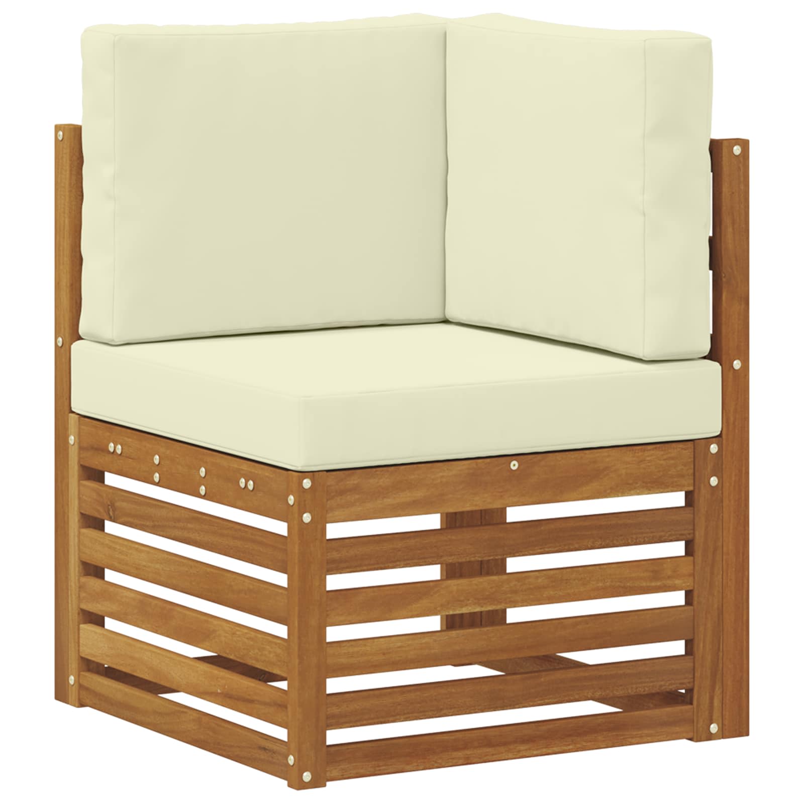 Ensembles de canapés avec coussin 4 pcs Naturel et Crème - XIOS