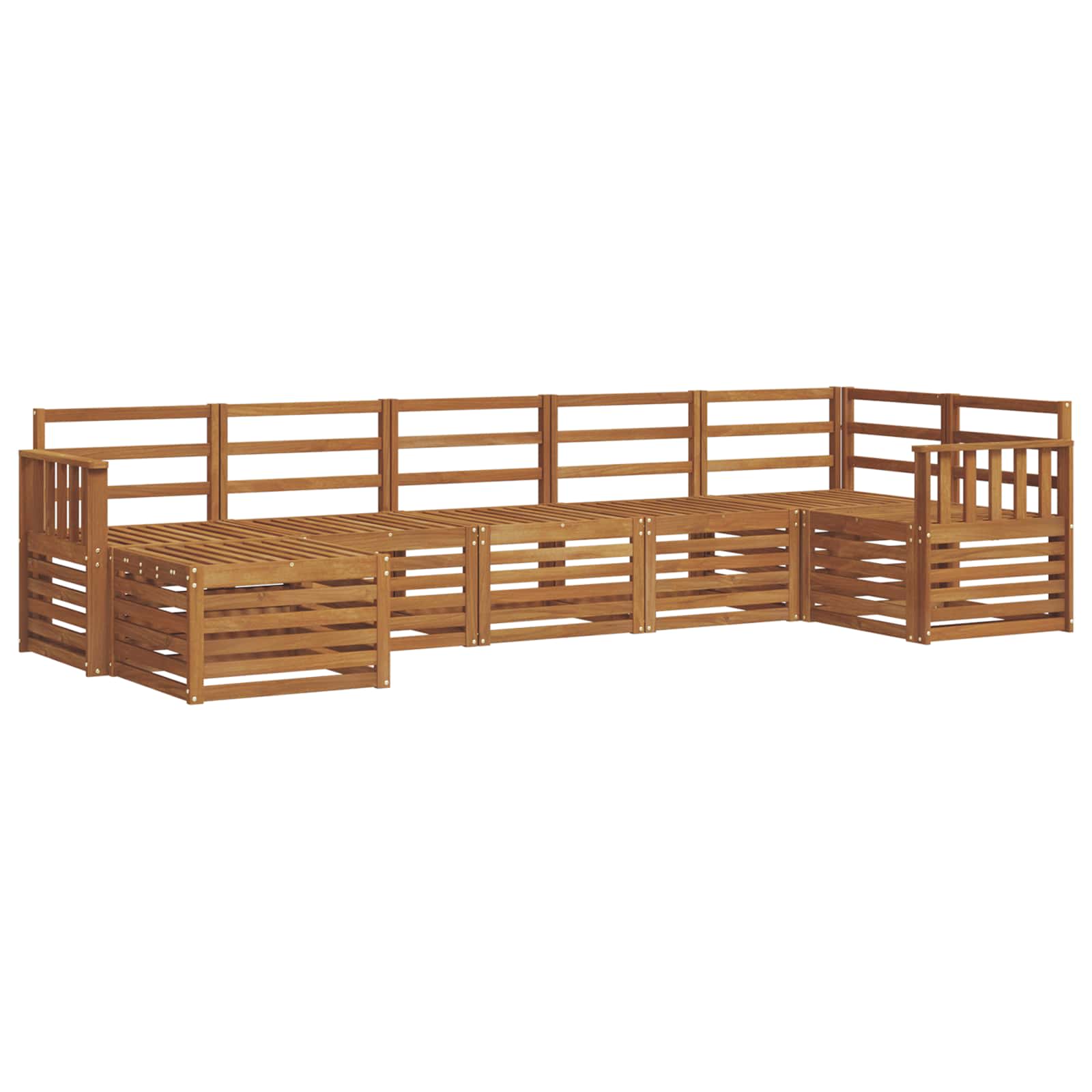 Ensemble de canapé d'angle 7 pcs Naturel - XIOS