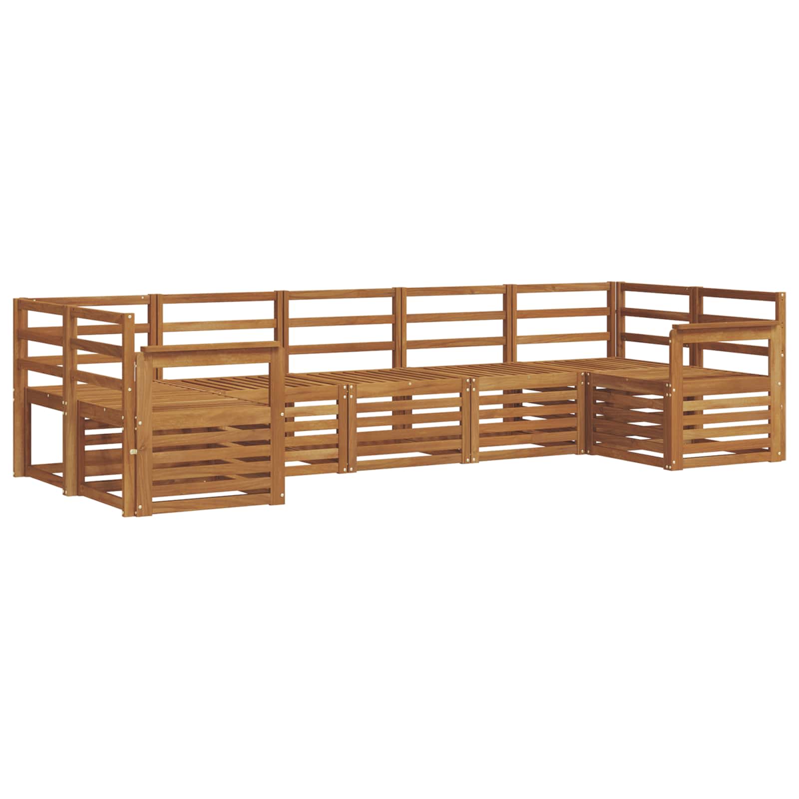 Ensemble de canapé d'angle 7 pcs Naturel - XIOS