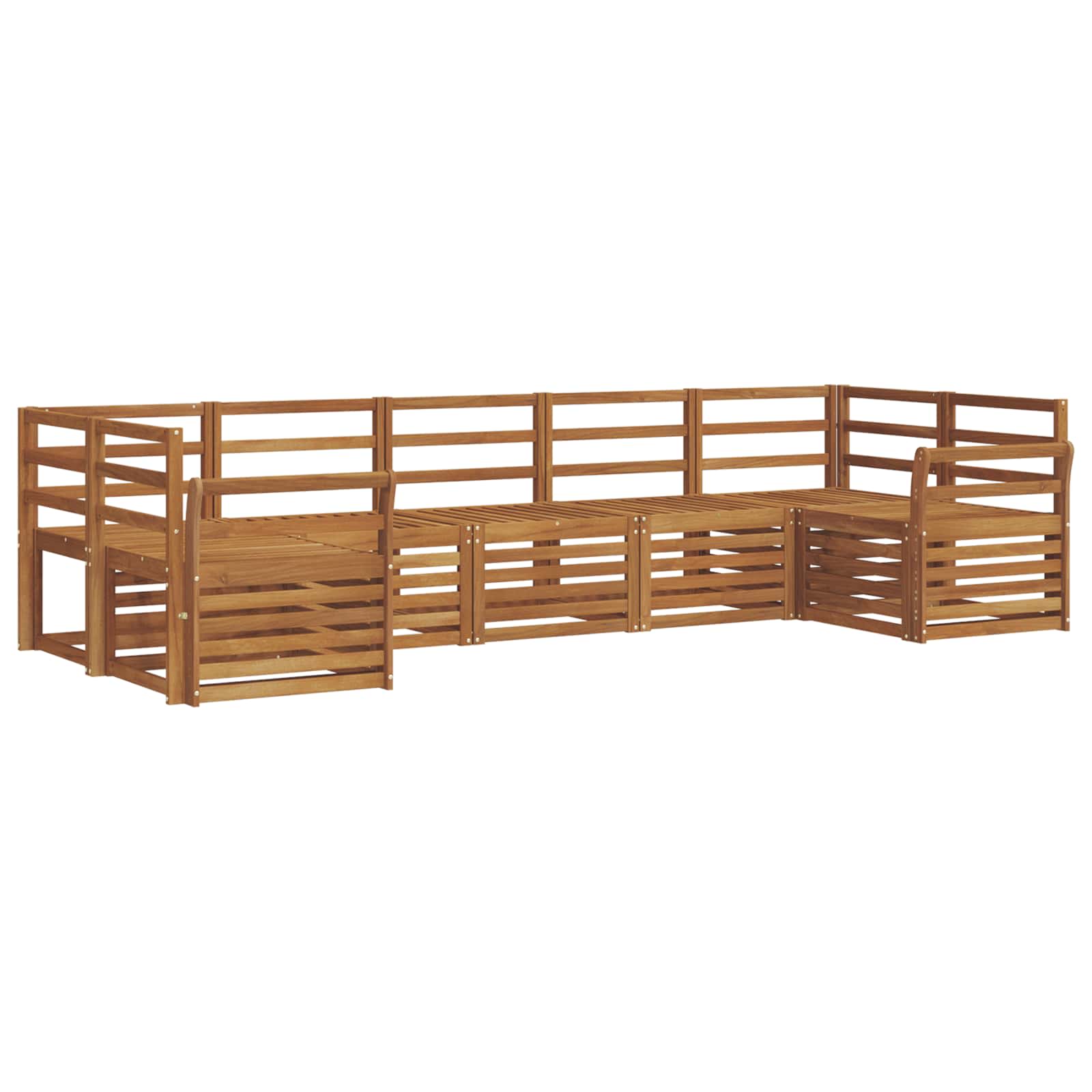 Ensemble de canapé d'angle 7 pcs Naturel - XIOS