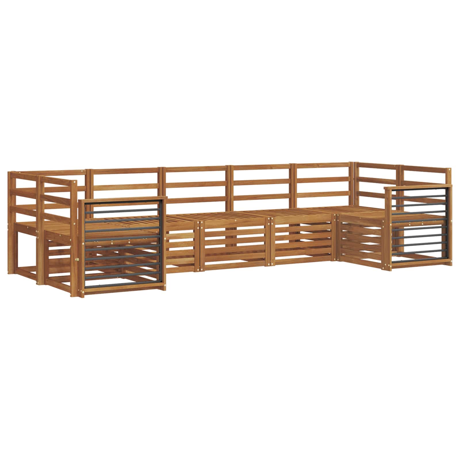 Ensemble de canapé d'angle 7 pcs Naturel - XIOS