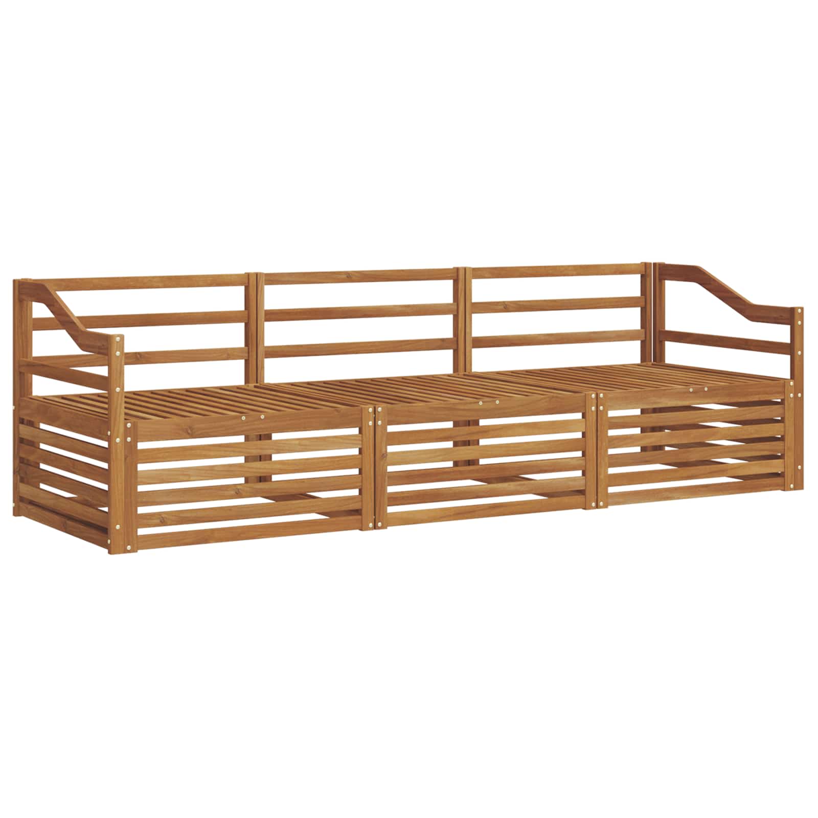 Ensemble de canapés d'extérieur 3 pcs Naturel - XIOS