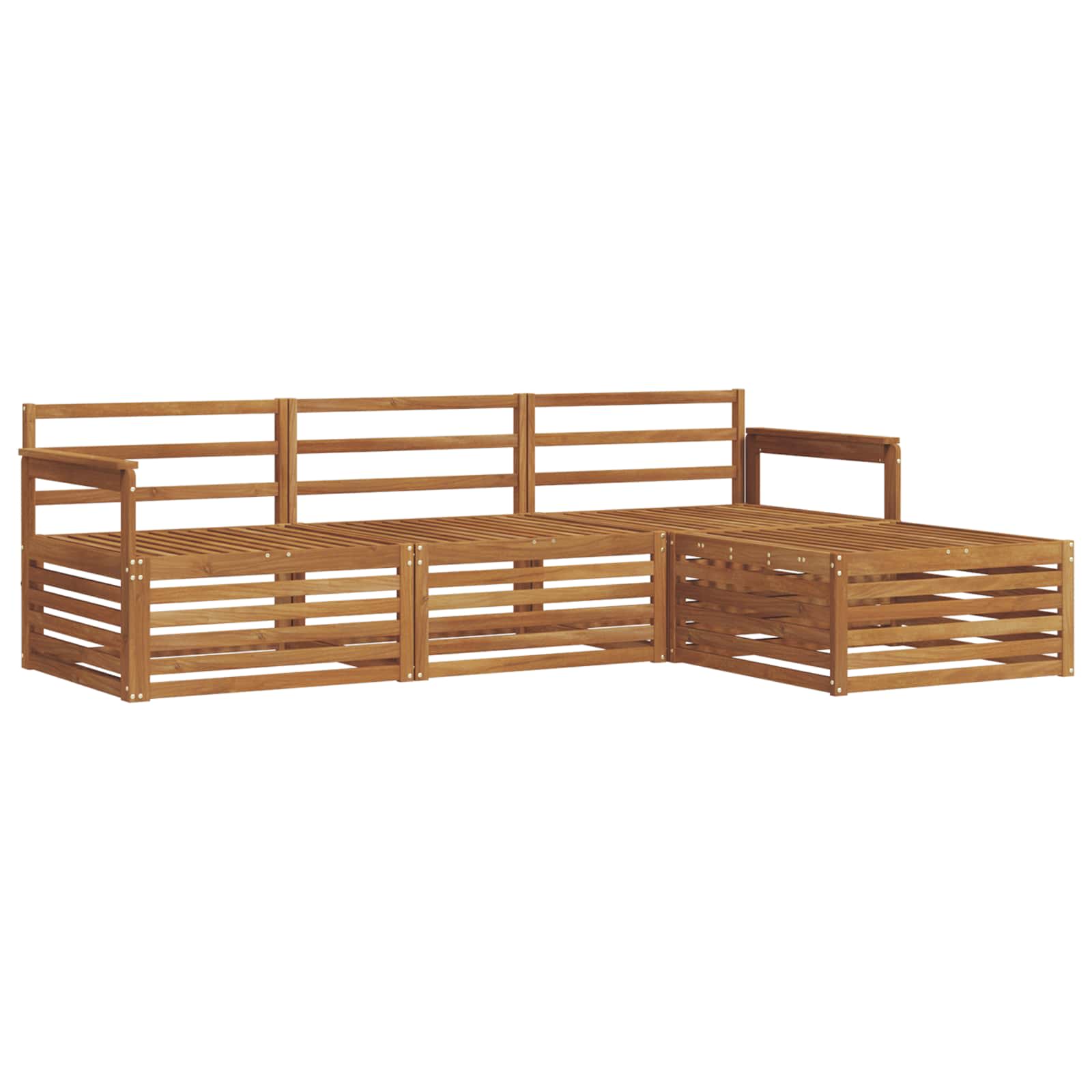 Ensemble de canapés d'extérieur Naturel 249,5 x 162,5 x 73 cm - XIOS