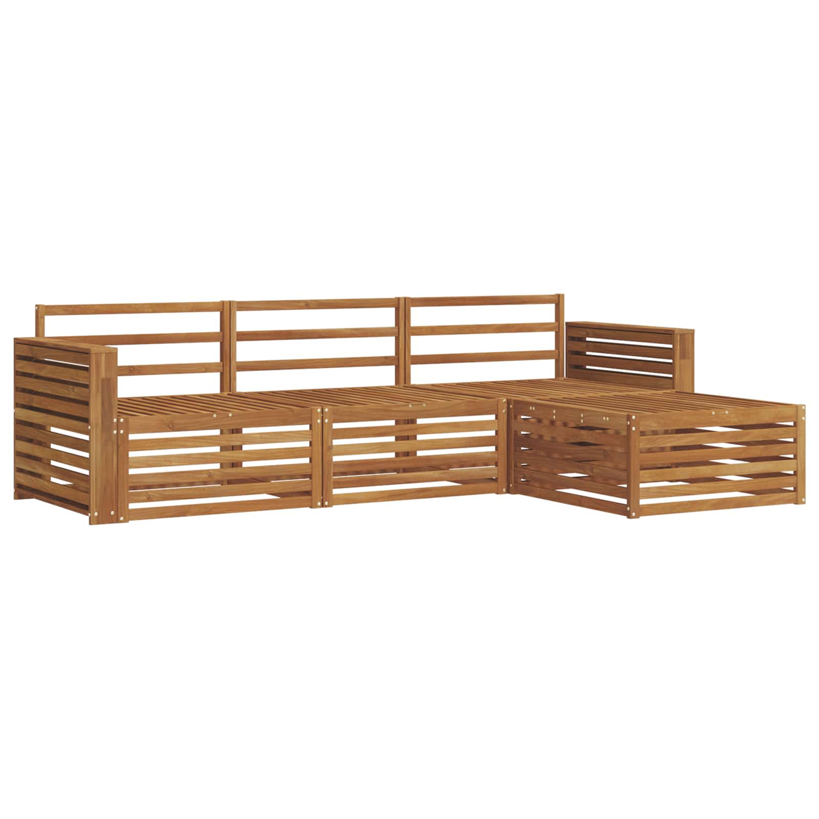 Ensemble de canapés d'extérieur Naturel 257,5 x 162,5 x 73 cm - XIOS