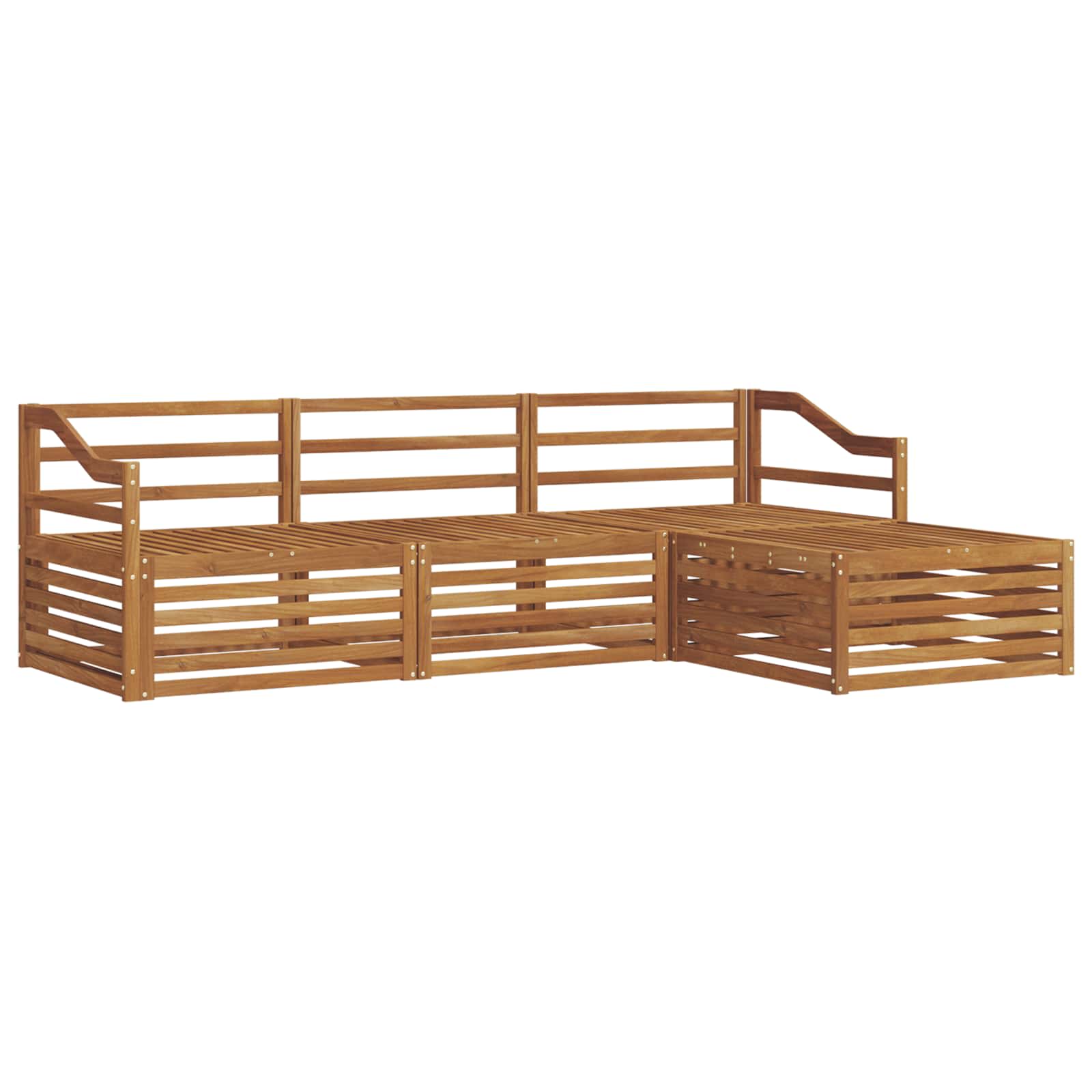 Ensemble de canapés d'extérieur Naturel 245,5 x 162,5 x 73 cm - XIOS