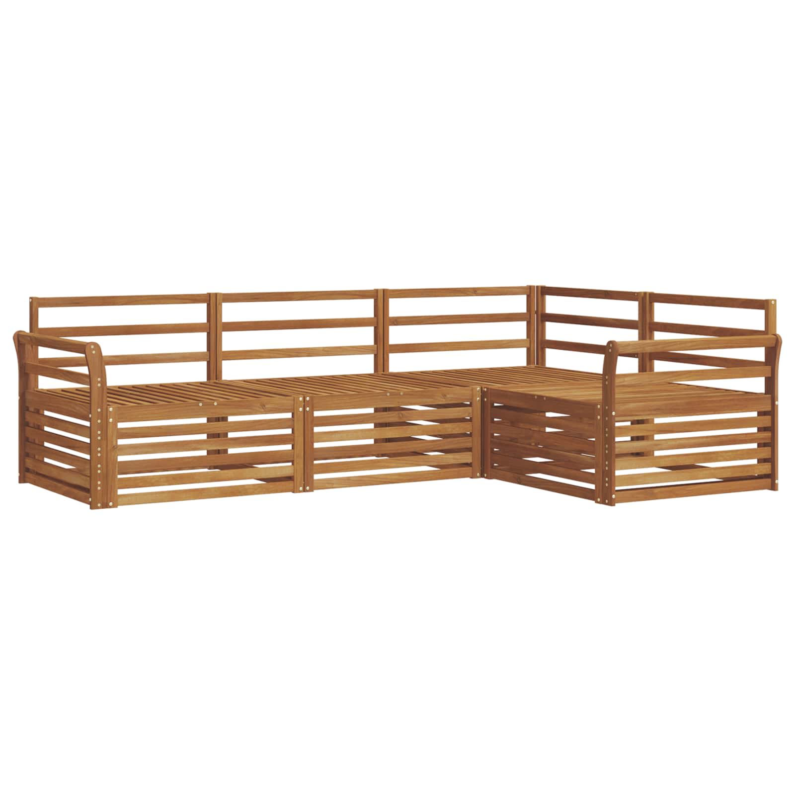 Ensemble de canapés d'extérieur 4 pcs Naturel - XIOS