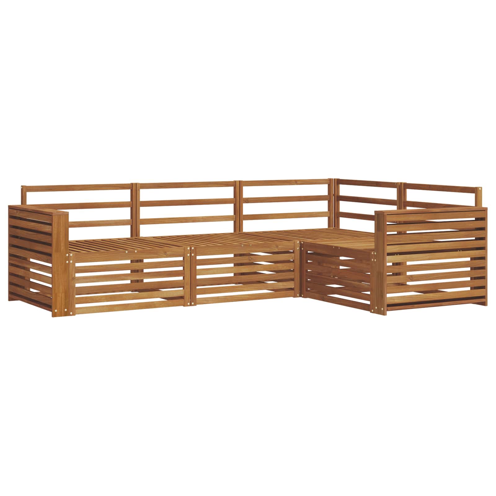 Ensemble de canapés d'extérieur 4 pcs Naturel - XIOS