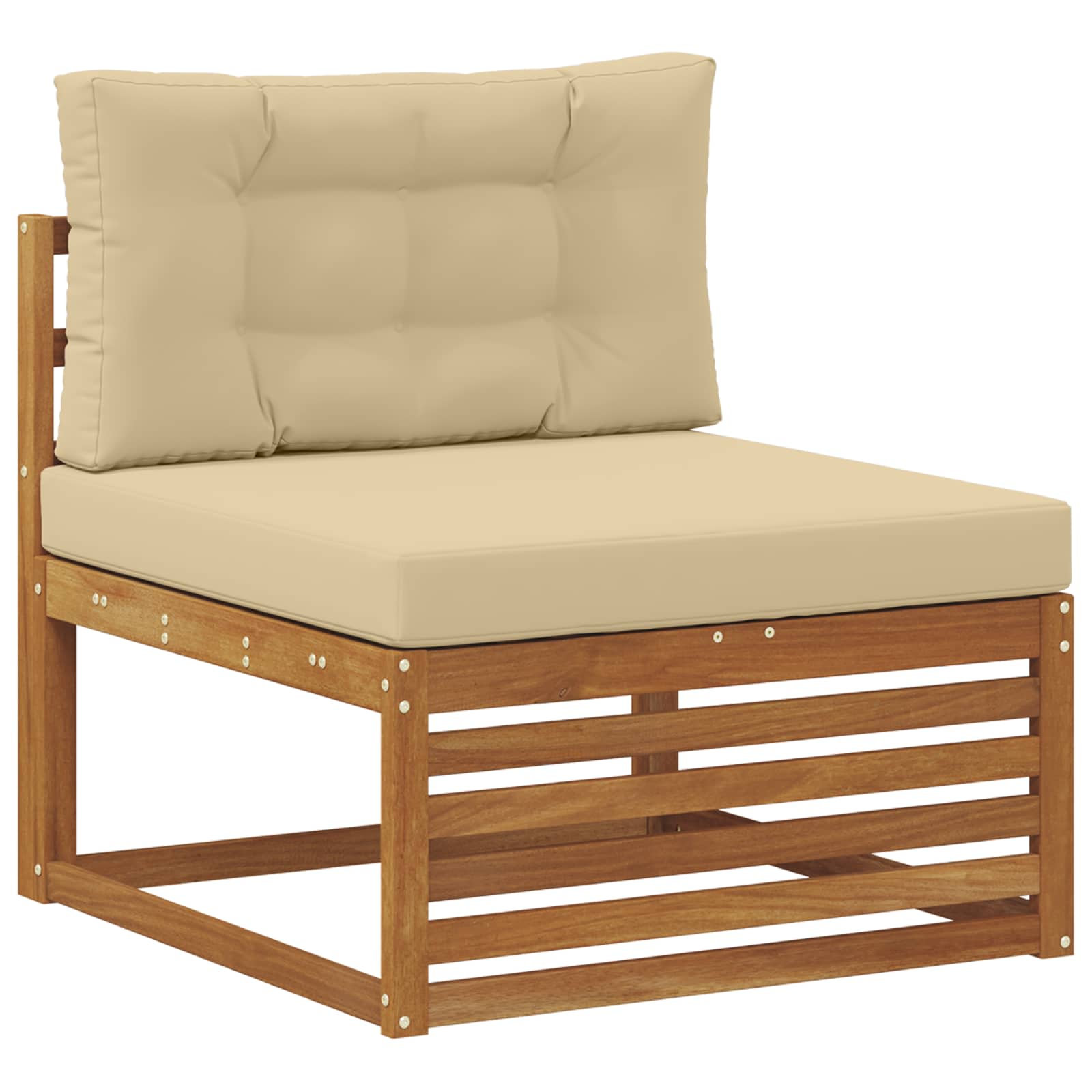 Ensemble de canapés d'extérieur 5 pcs Naturel et Beige - XIOS