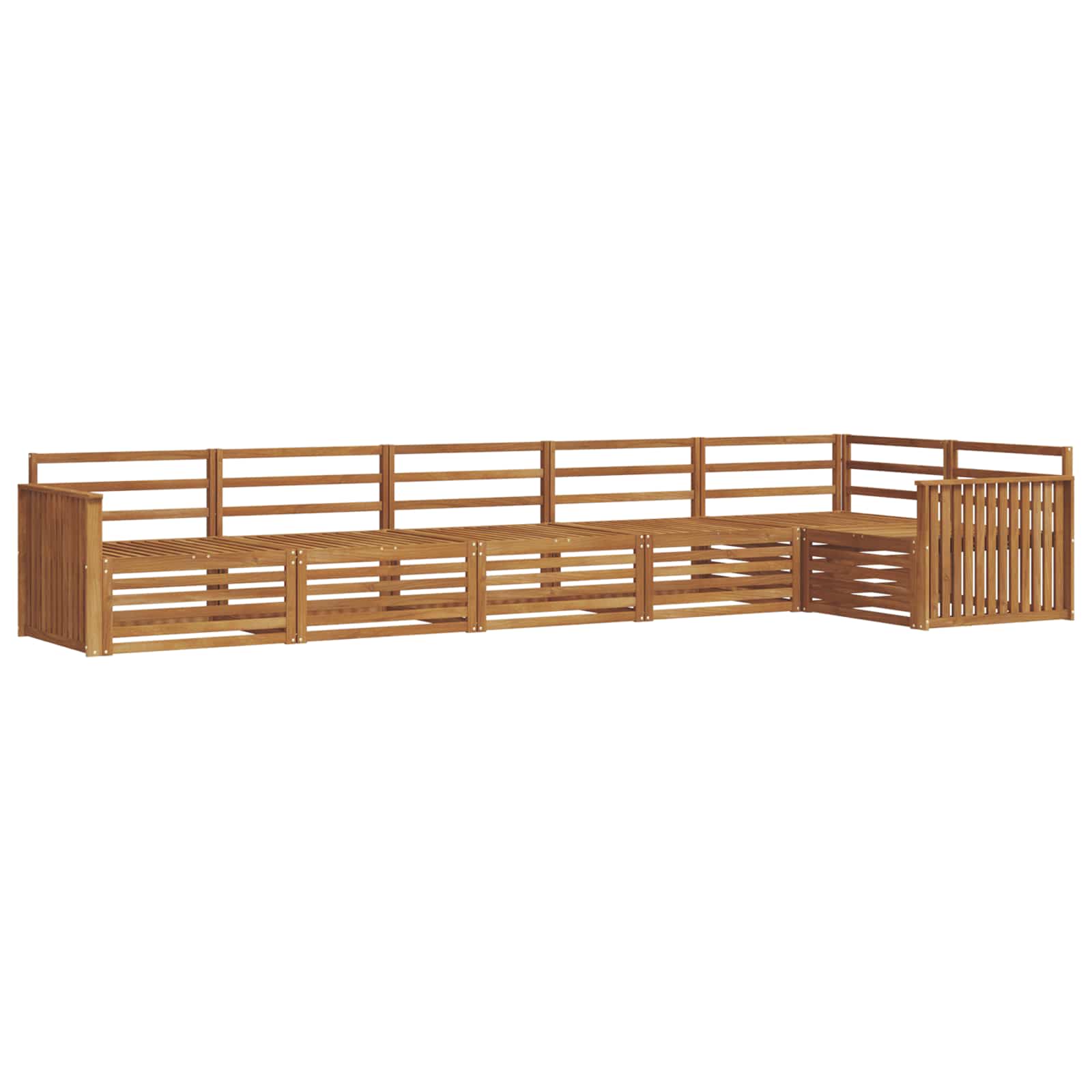 Ensemble de canapés d'extérieur 6 pcs Naturel - XIOS