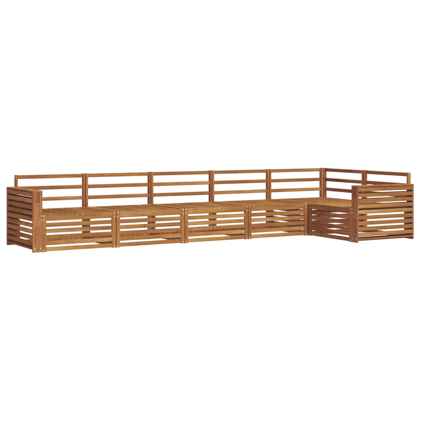 Ensemble de canapés d'extérieur 6 pcs Naturel - XIOS