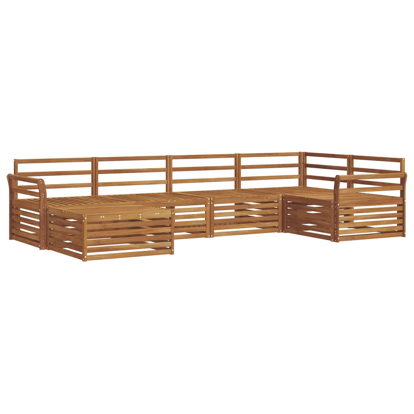 Ensemble de canapés d'extérieur 6 pcs Naturel - XIOS