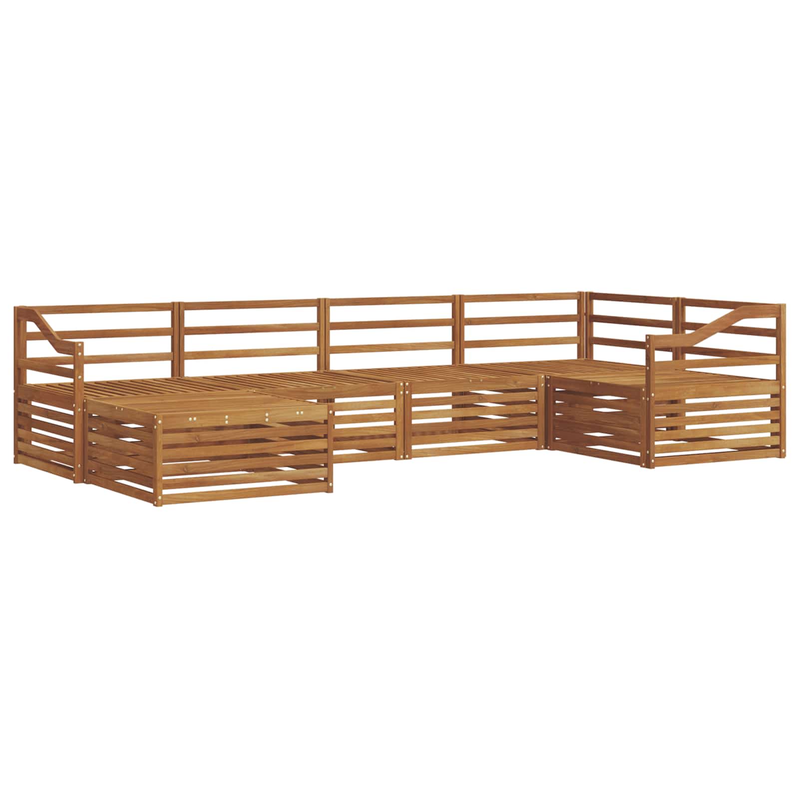 Ensemble de canapés d'extérieur 6 pcs Naturel - XIOS