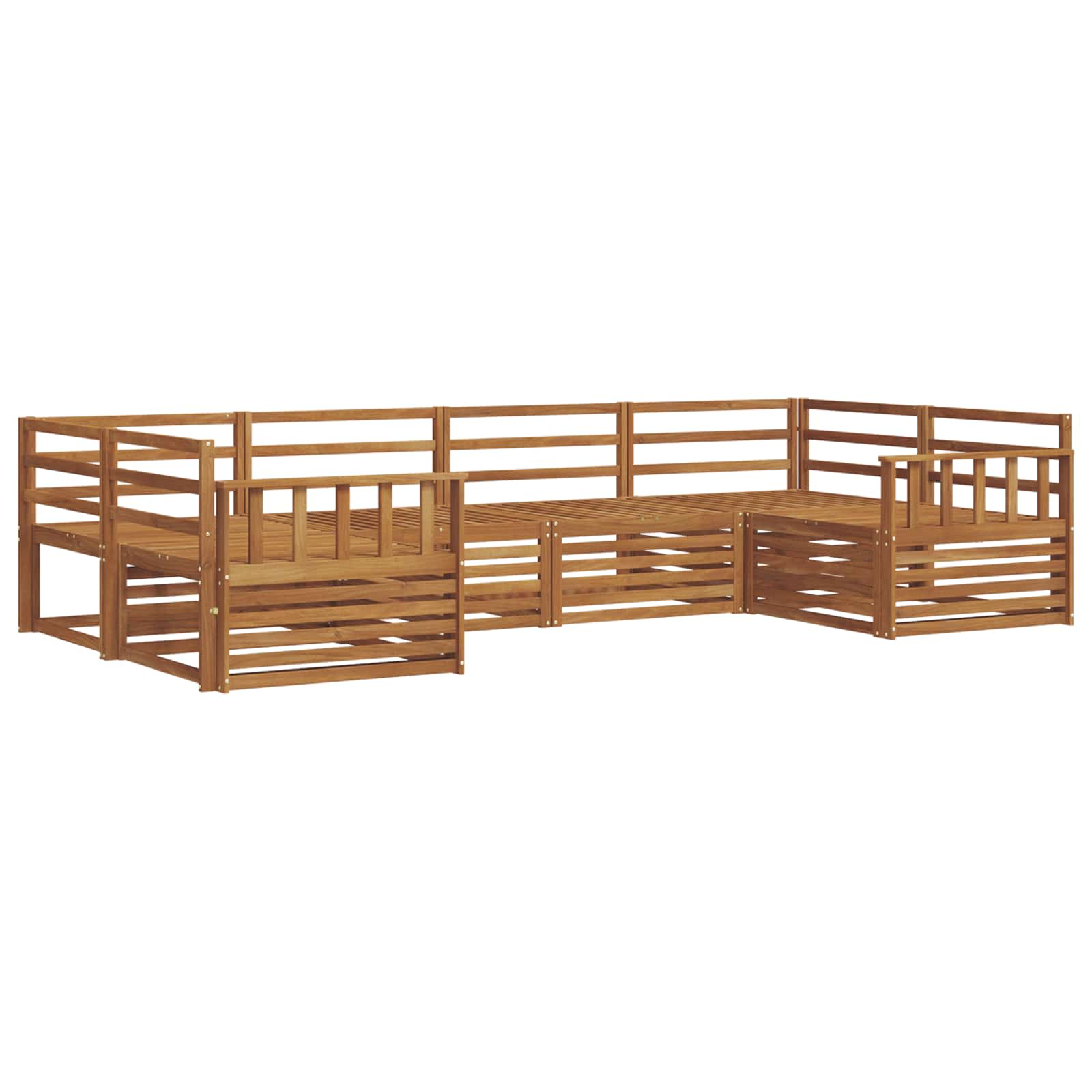 Ensemble de canapés d'extérieur 6 pcs Naturel - XIOS