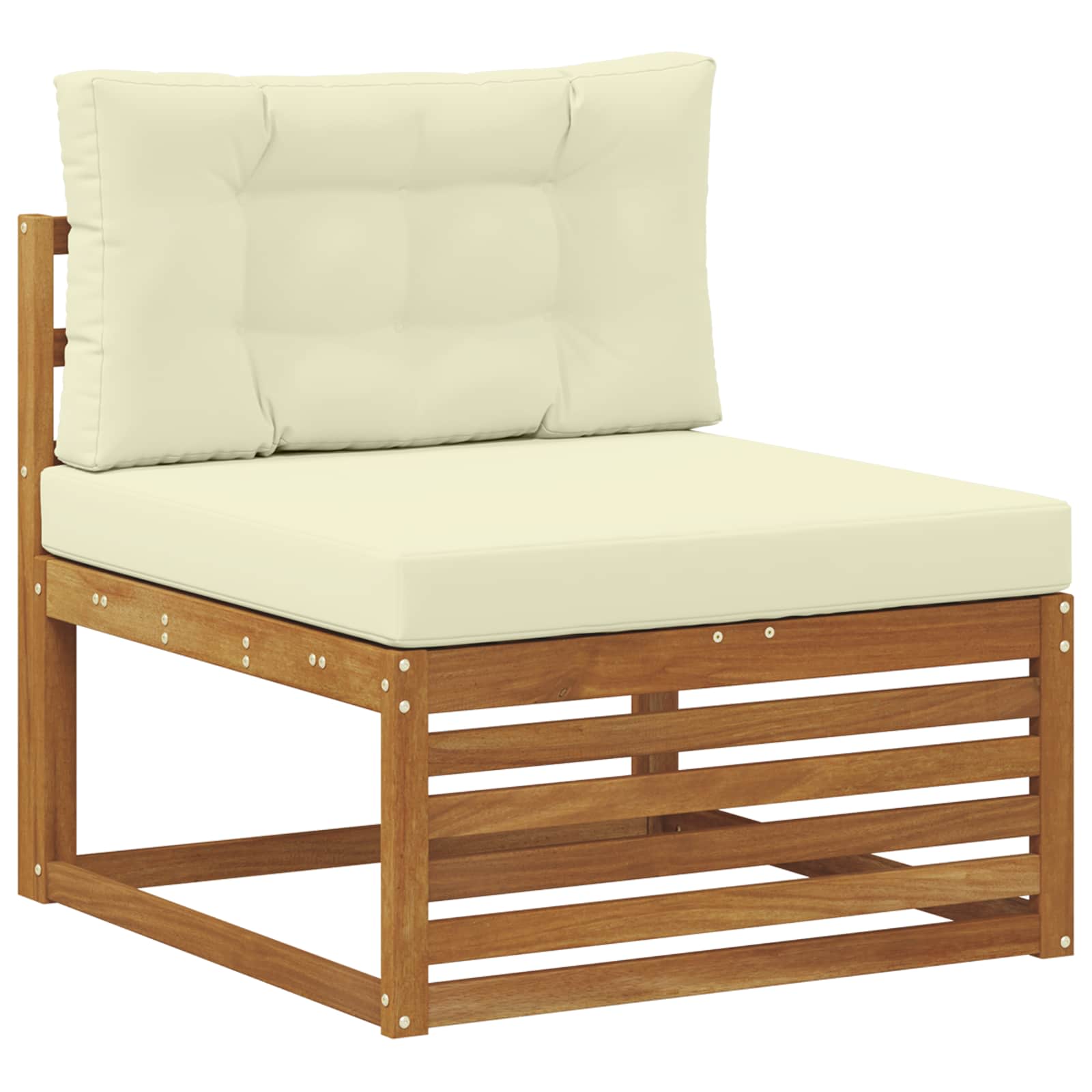 Ensembles de canapés avec coussin 6 pcs Naturel et Crème - XIOS