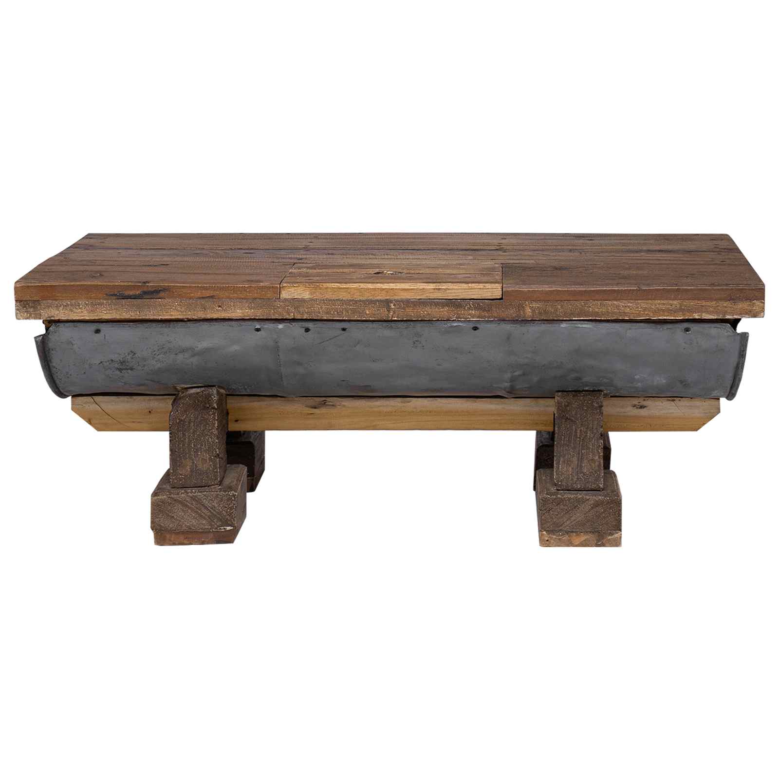 Table basse Naturel 90 x 50 x 35 cm bois - XIOS