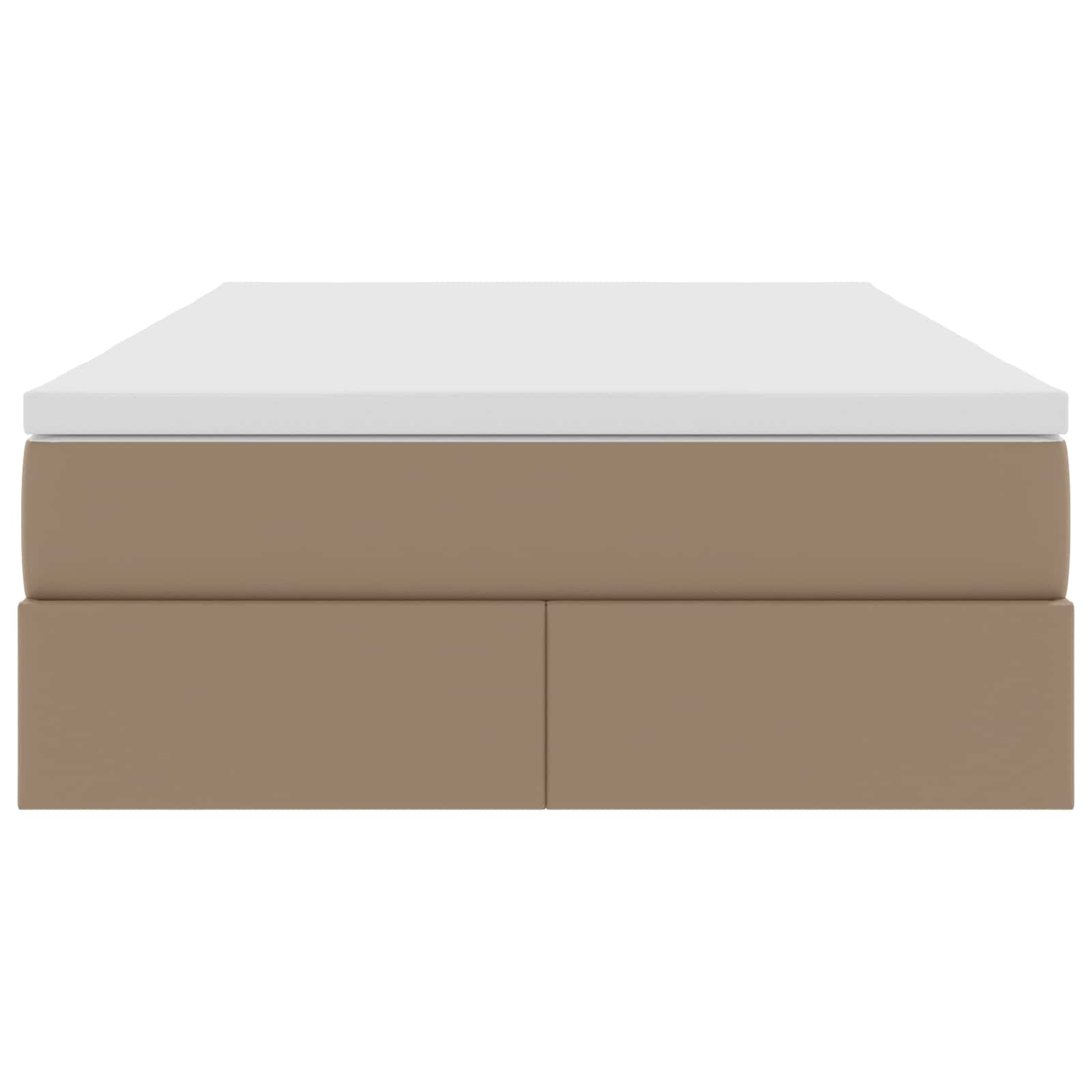 Lit avec rangement et matelas Cappuccino 120 x 190 cm - XIOS