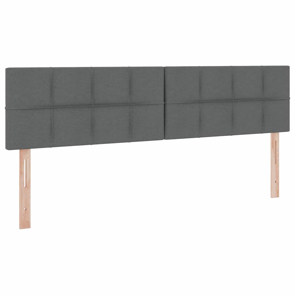 Lit avec rangement et matelas Gris foncé 180 x 200 cm - XIOS