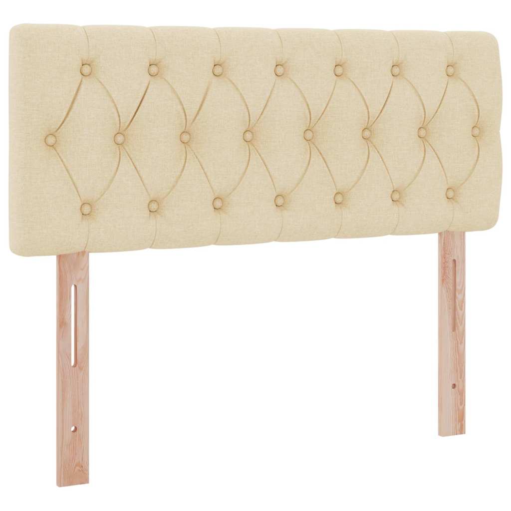 Lit avec rangement et matelas avec matelas Crème 120 x 200 cm - XIOS