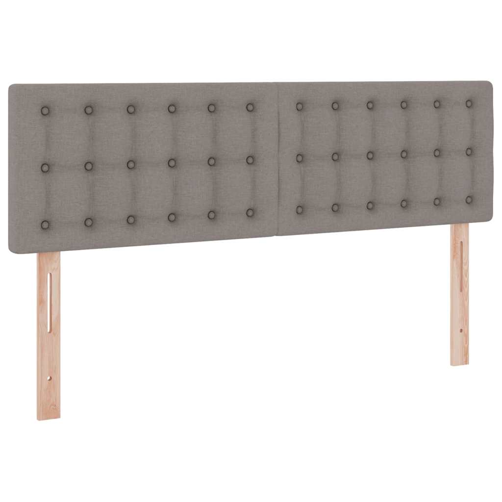 Lit avec rangement et matelas avec matelas Taupe 140 x 200 cm - XIOS