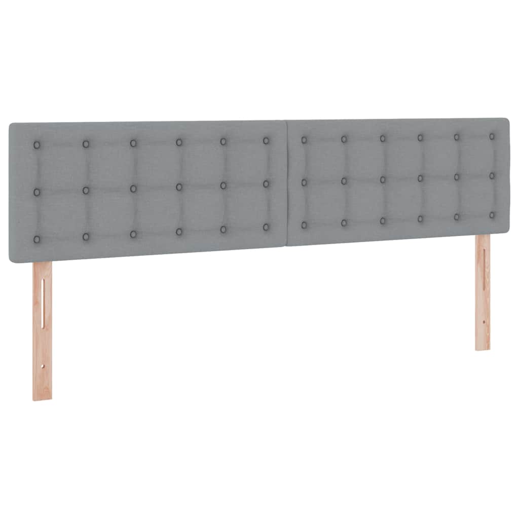 Lit de Rangement Gris clair 200 x 200 cm Cuir synthétique - XIOS
