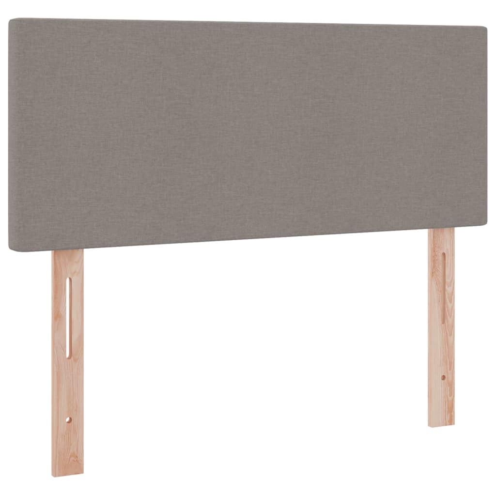 Lit avec rangement et LED Taupe 120 x 190 cm Polyester - XIOS