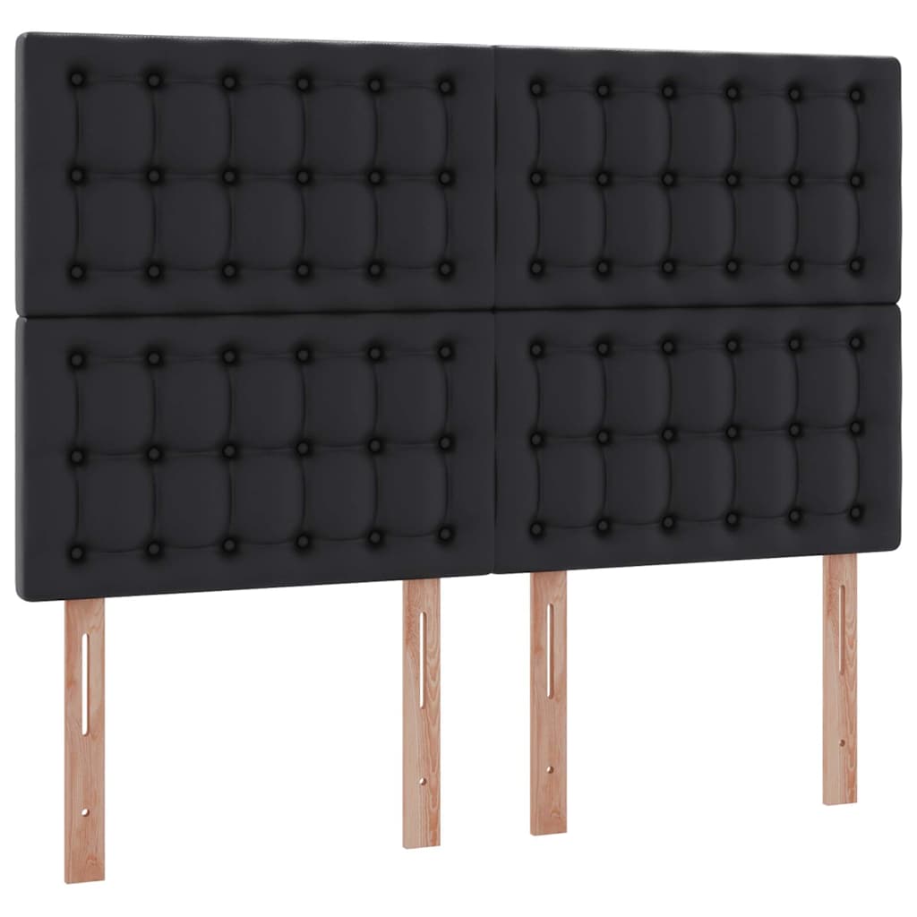Lit de Rangement Noir 140 x 200 cm Cuir synthétique - XIOS