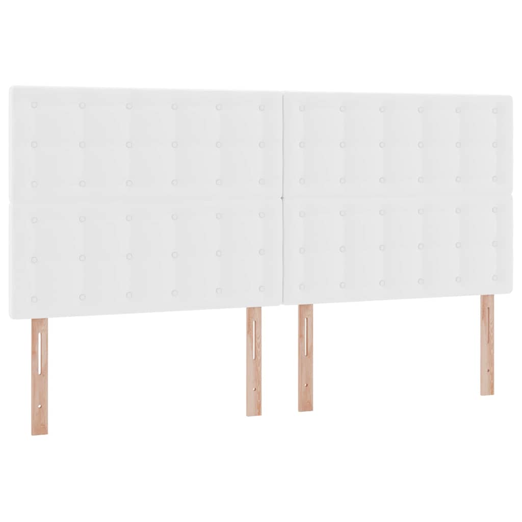 Lit de Rangement Blanc pur 200 x 200 cm Cuir synthétique - XIOS