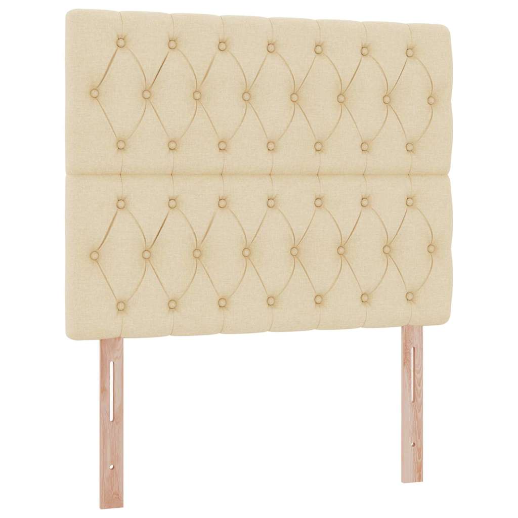Lit avec rangement et matelas Crème 120 x 200 cm Polyester - XIOS