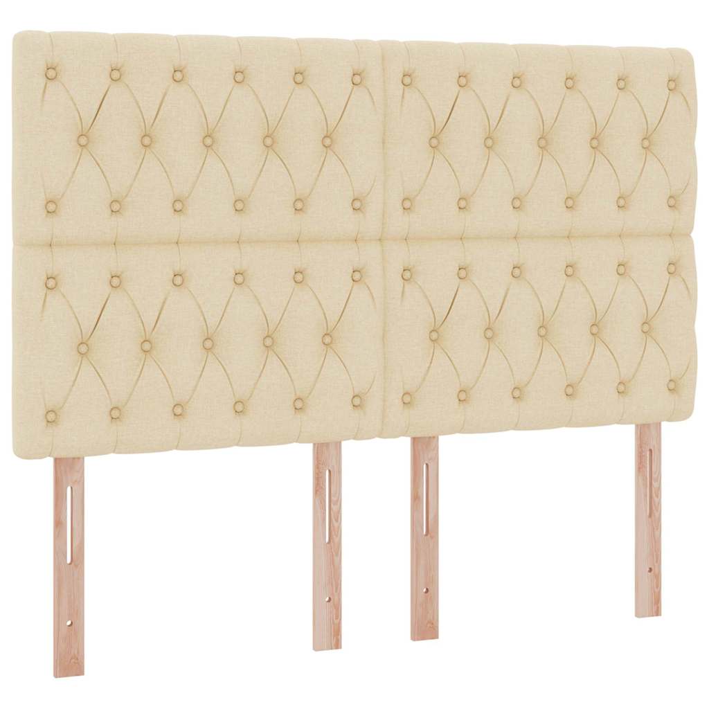 Lit avec rangement et matelas Crème 140 x 190 cm Polyester - XIOS