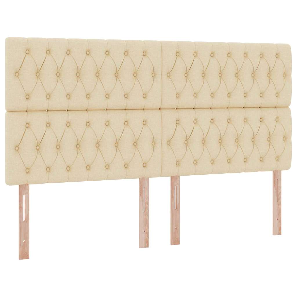 Lit de Rangement Crème 180 x 200 cm Cuir synthétique - XIOS