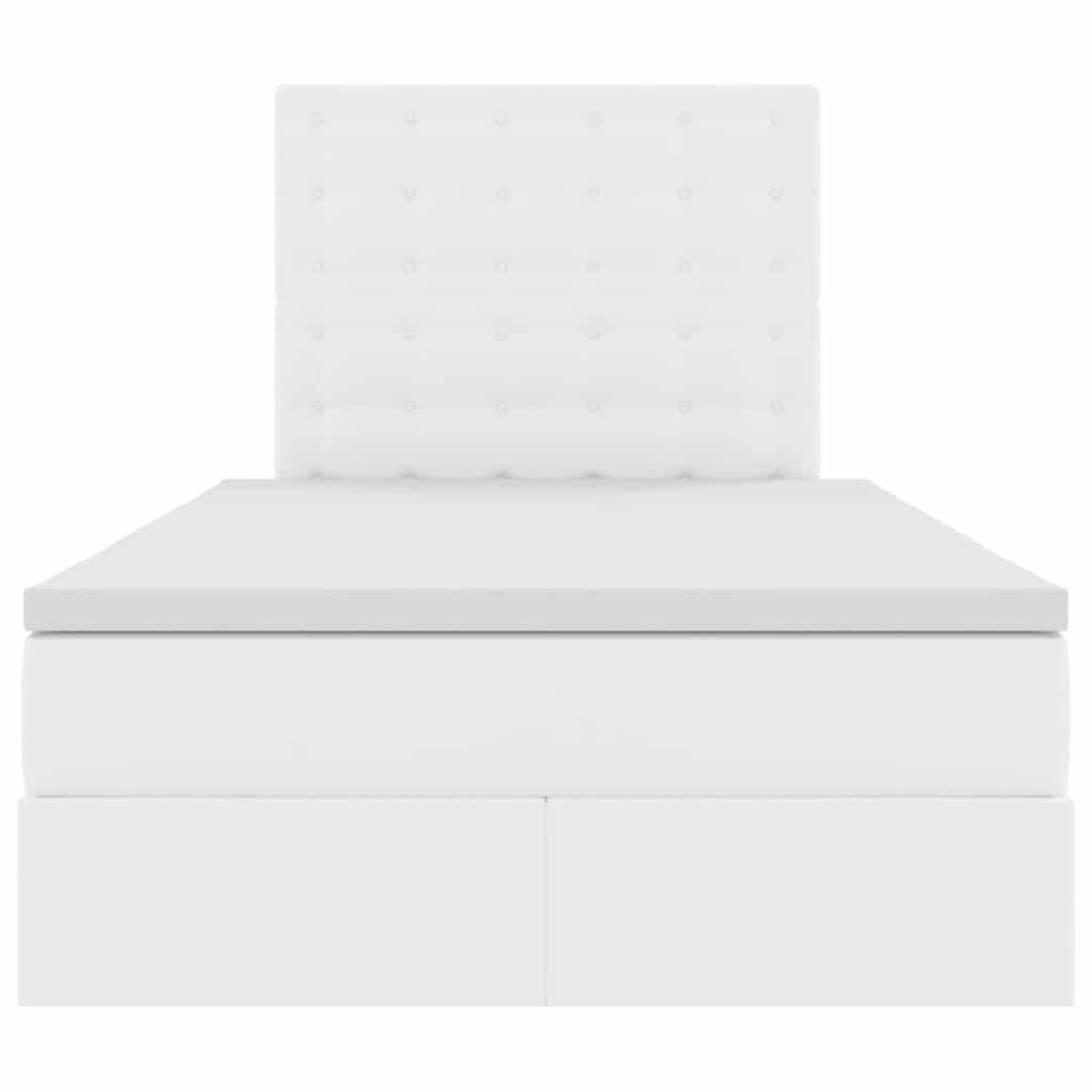 Lit avec des lumières à LED Blanc pur 120 x 200 cm PVC - XIOS