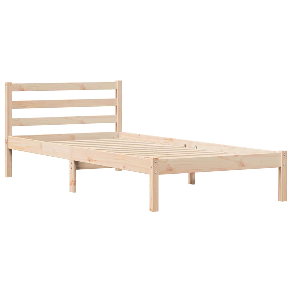 Cadre de lit Marron 208.6 x 157.6 x 69.4 cm Pin massif - XIOS