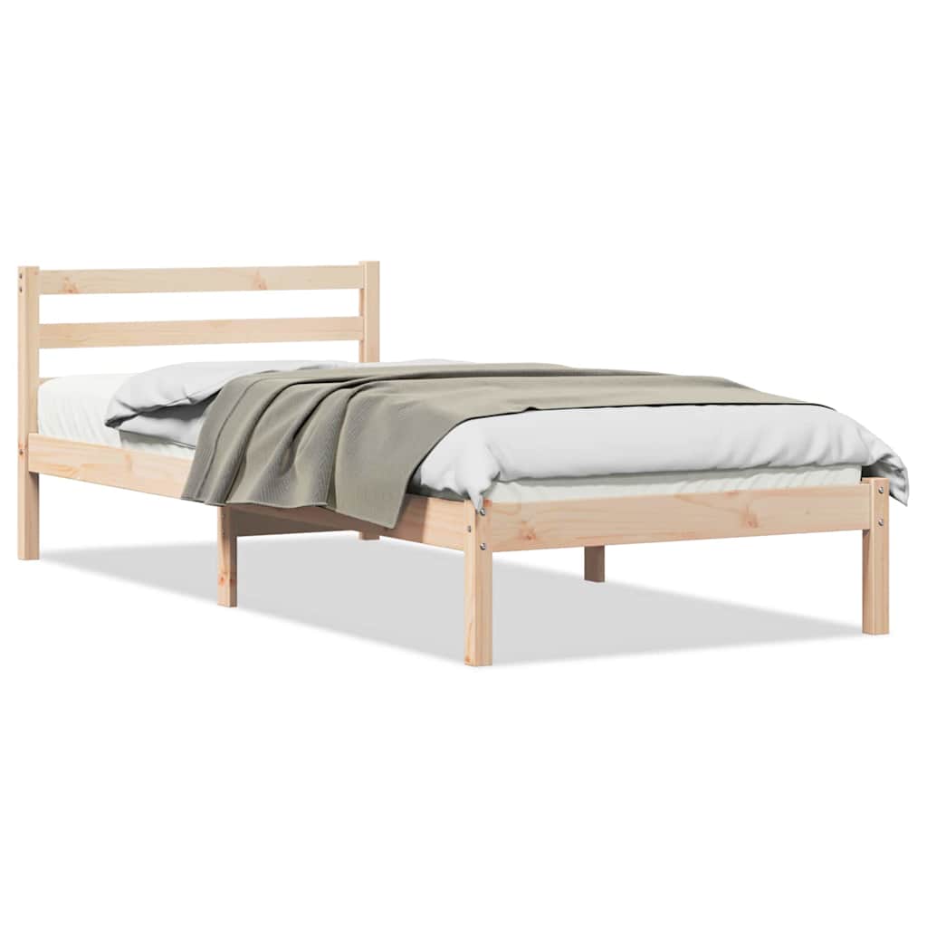 Cadre de lit Marron 208.6 x 157.6 x 69.4 cm Pin massif - XIOS