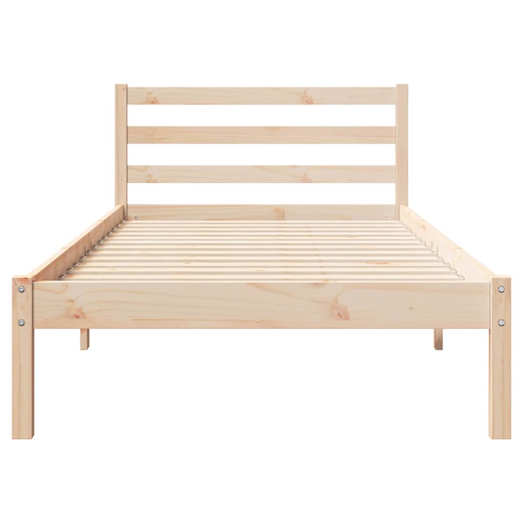 Cadre de lit Marron 208.6 x 157.6 x 69.4 cm Pin massif - XIOS