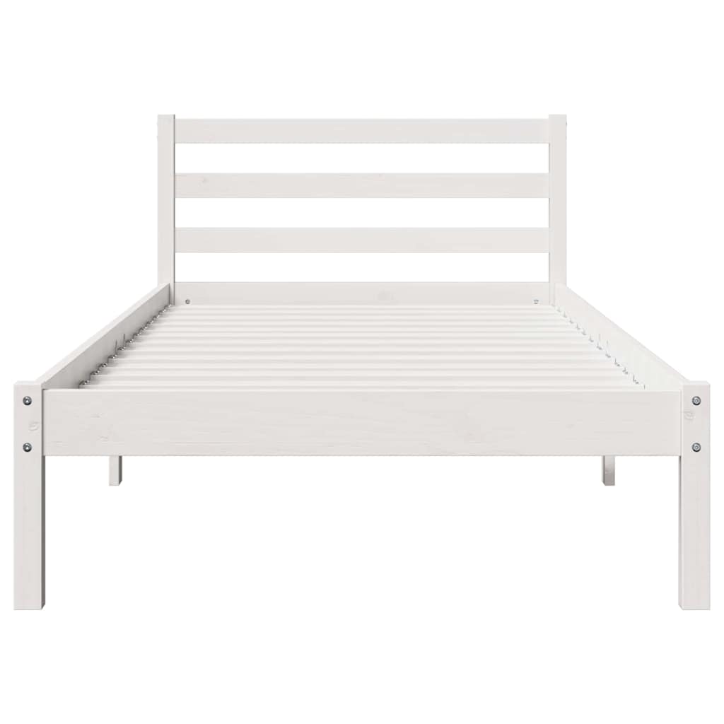Cadre de lit Blanc 208.6 x 157.6 x 69.4 cm Pin massif - XIOS